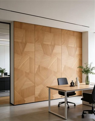 Trenden i retning af blok-stil geometriske parketgulve